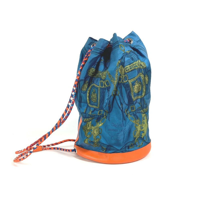 Hermes Soie Cool Handbag Printed Silk