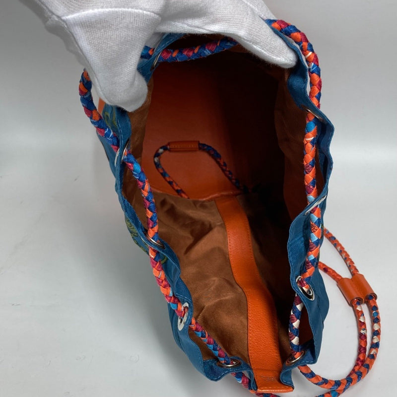 Hermes Soie Cool Handbag Printed Silk
