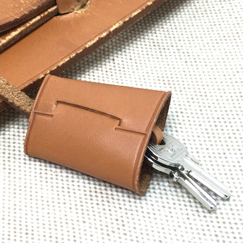 Hermes Herbag Toile And Leather Gm