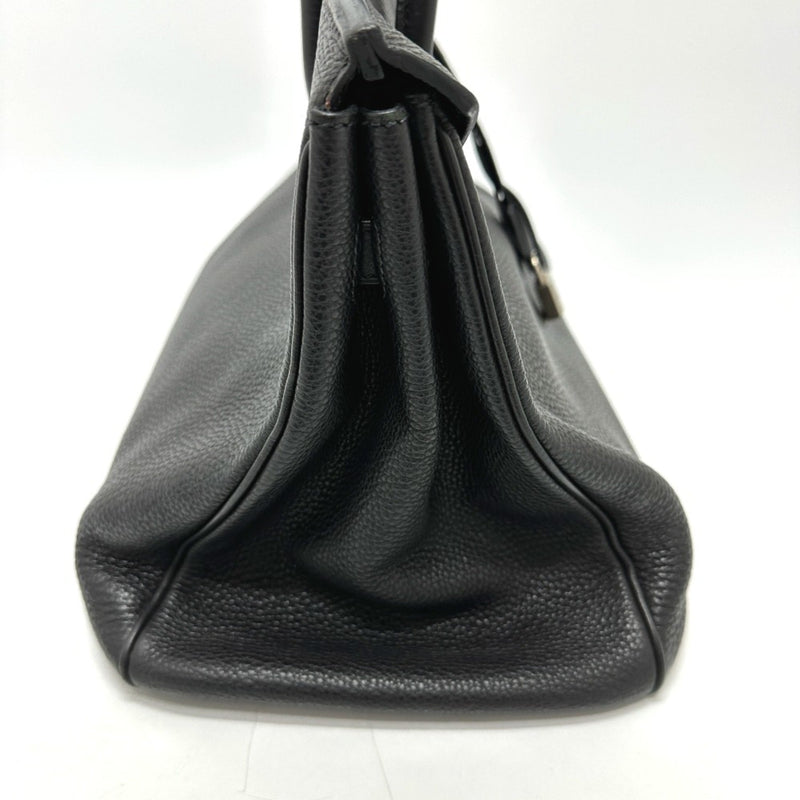Hermes Birkin Handbag Black Clemence
