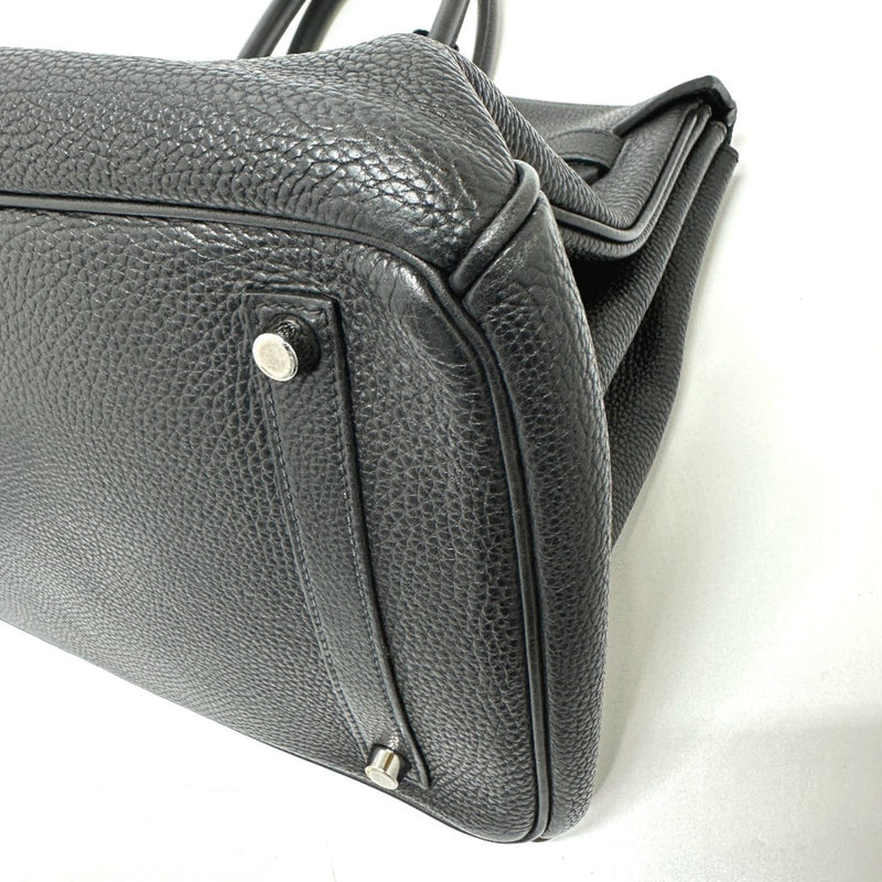 Hermes Birkin Handbag Black Clemence