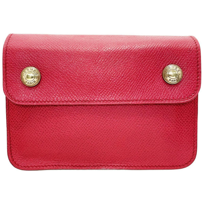Hermes Pochette Green Waist Bag Leather