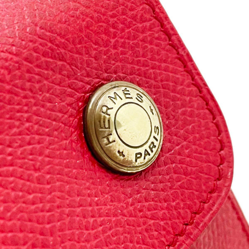 Hermes Pochette Green Waist Bag Leather
