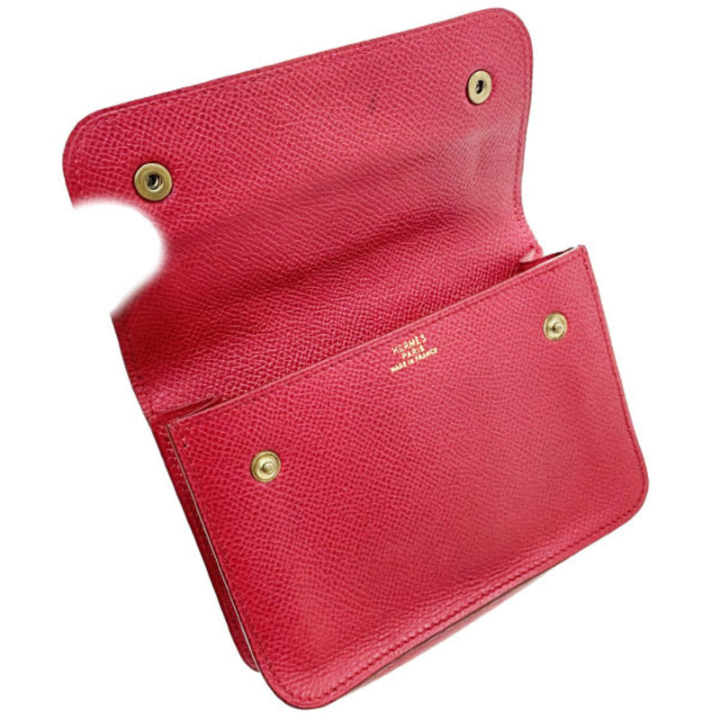Hermes Pochette Green Waist Bag Leather