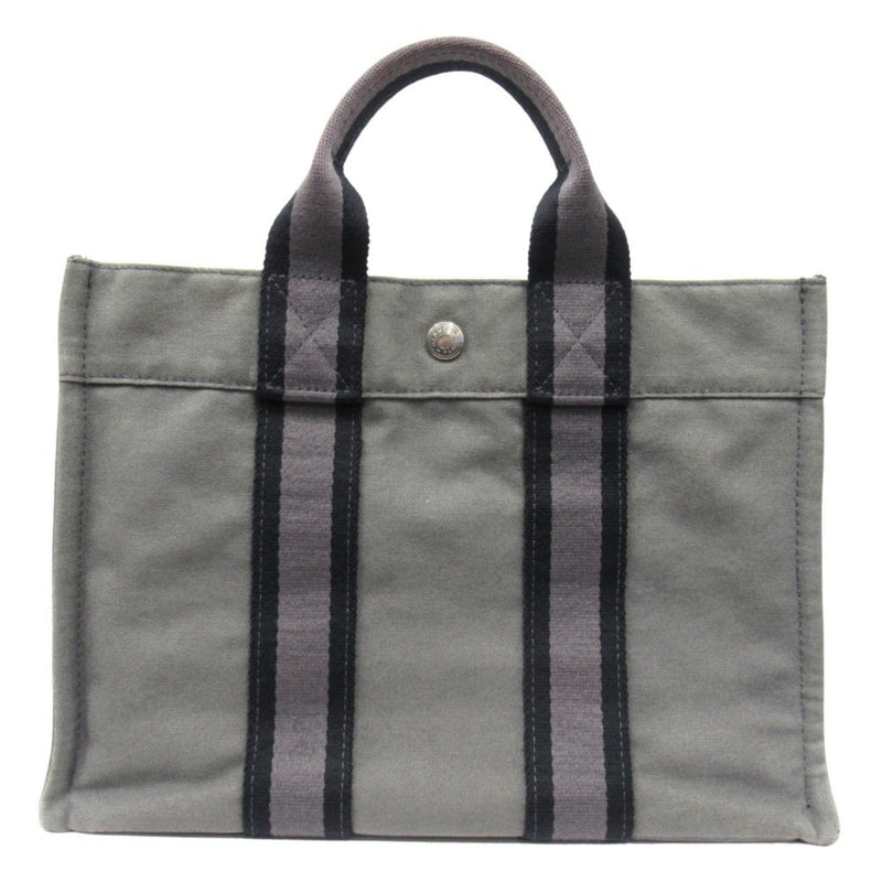 Hermes Sac Harnais Tote Toile And