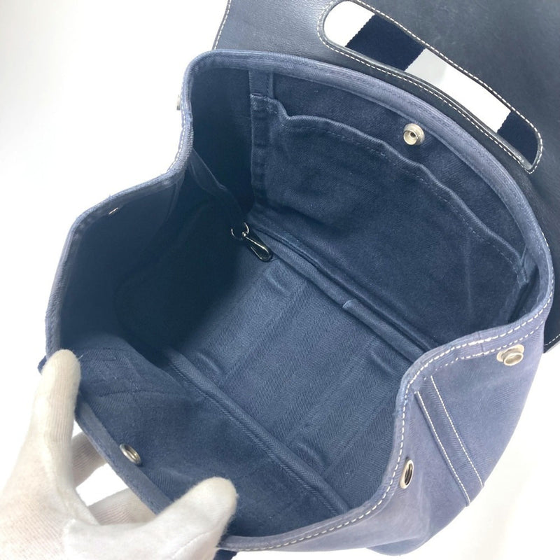 Hermes Valparaiso Bag Toile And Leather