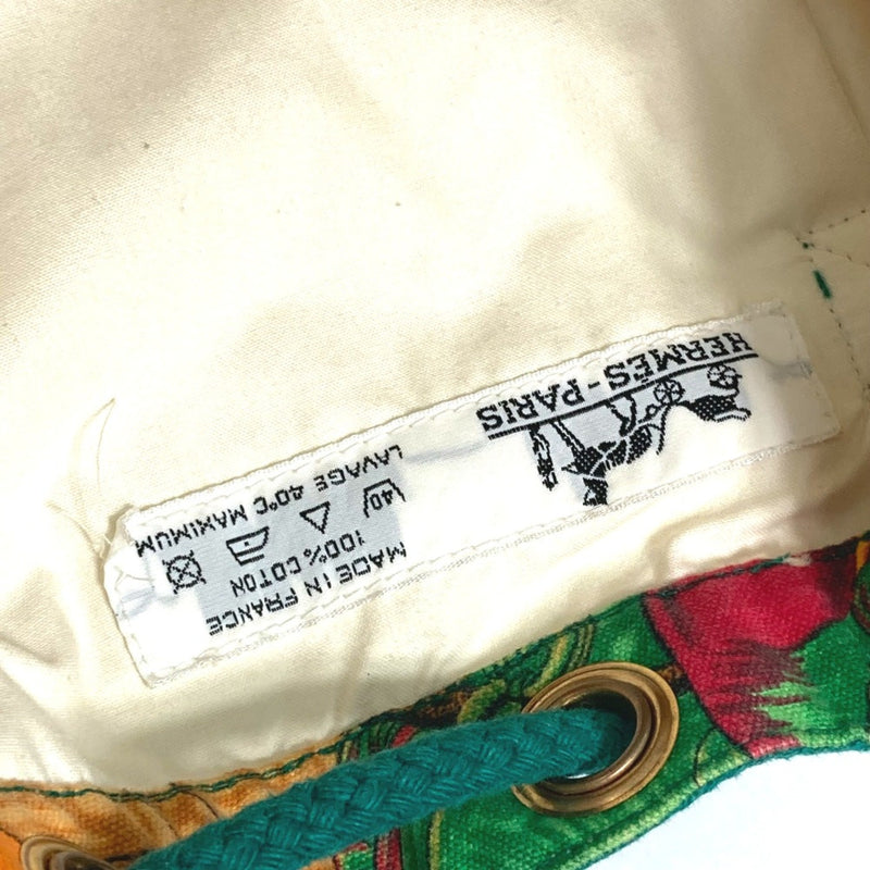 Hermes Soie Cool Handbag Printed Silk