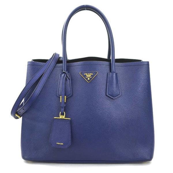Prada Cuir Double Tote Saffiano Leather