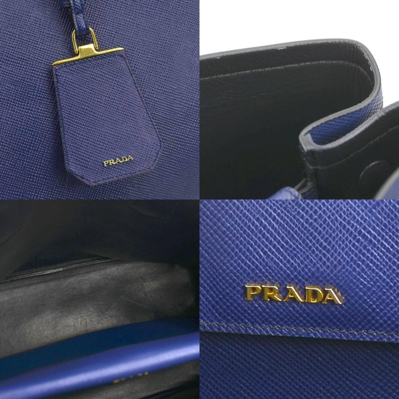 Prada Cuir Double Tote Saffiano Leather