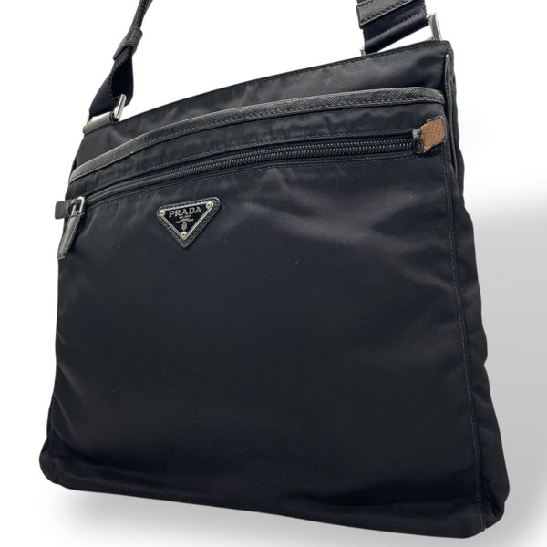Prada Front Pocket Messenger Bag Tessuto