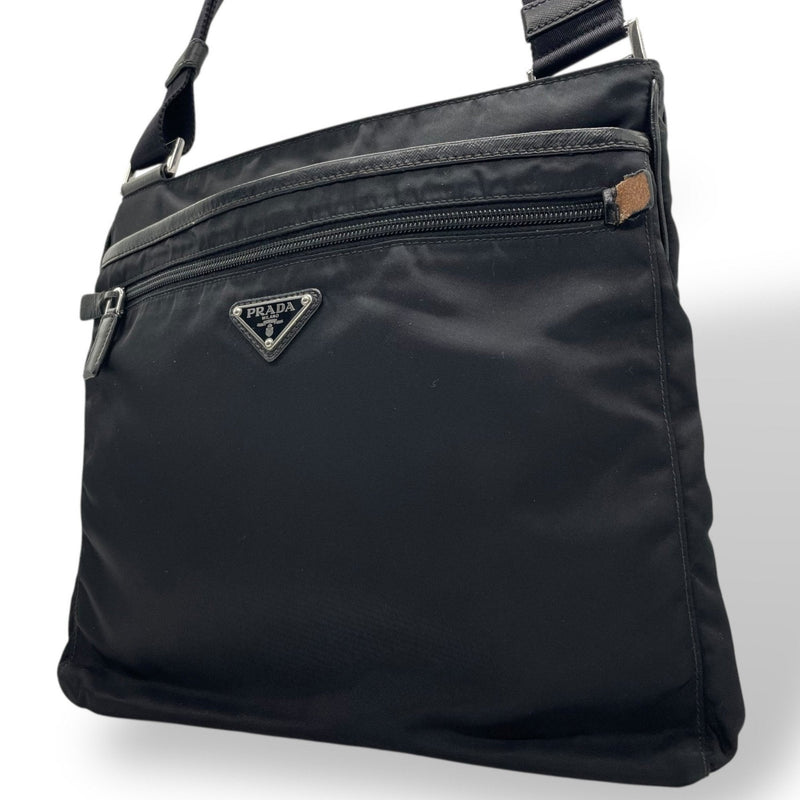 Prada Front Pocket Messenger Bag Tessuto