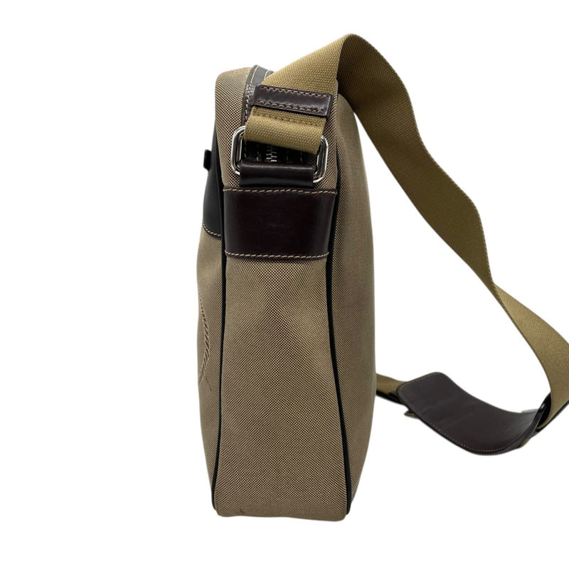 Prada Logo Messenger Bag Canvas With