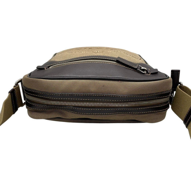 Prada Logo Messenger Bag Canvas With