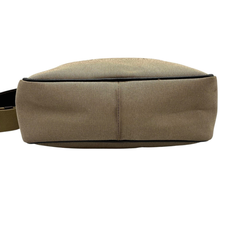 Prada Logo Messenger Bag Canvas With
