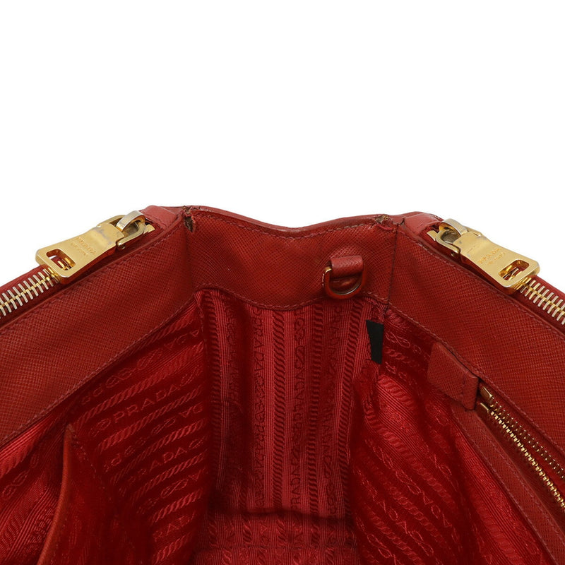 Prada Double Zip Lux Tote Saffiano