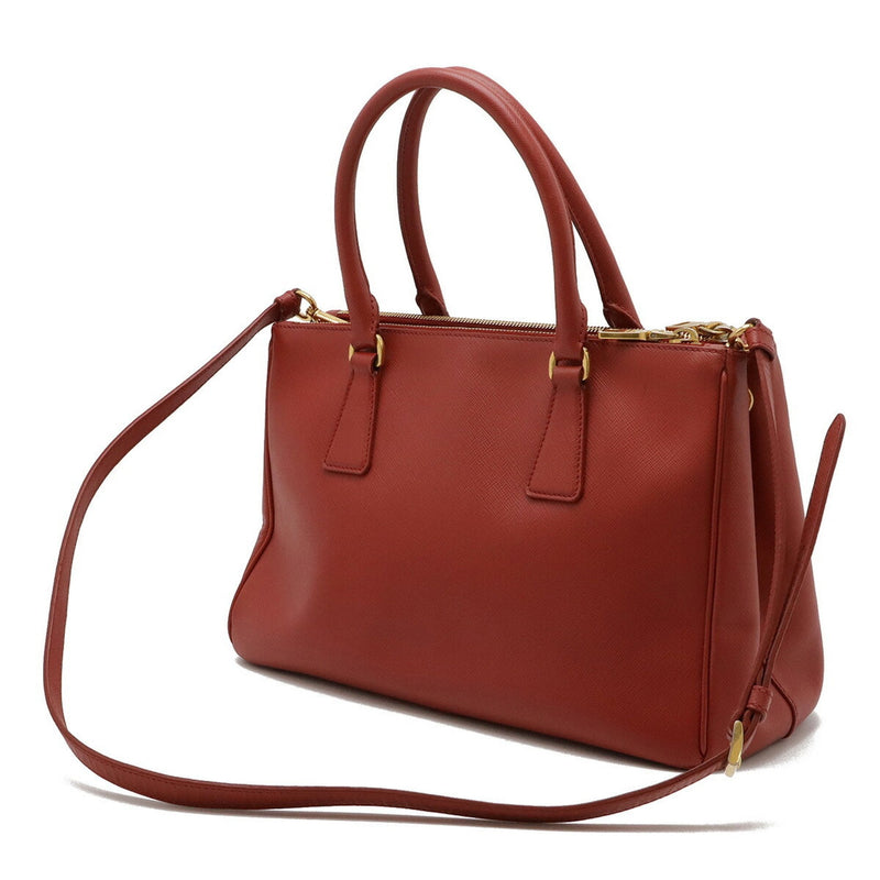 Prada Double Zip Lux Tote Saffiano