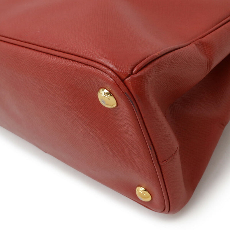 Prada Double Zip Lux Tote Saffiano