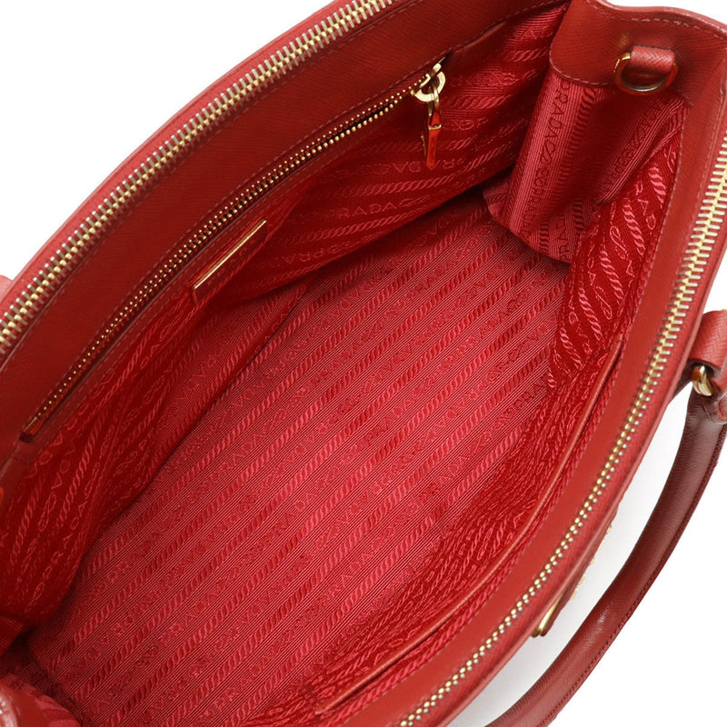 Prada Double Zip Lux Tote Saffiano