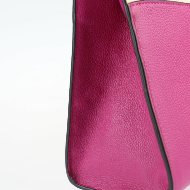 Versace Virtus Front Pocket Tote Leather