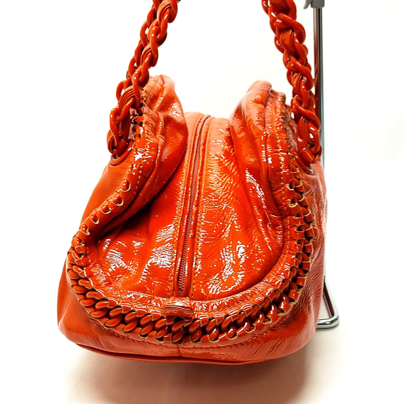 Chanel Hand Bag Luxury Line Red Patent