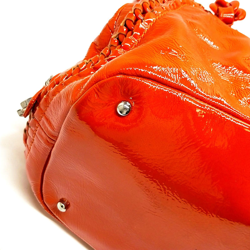 Chanel Hand Bag Luxury Line Red Patent