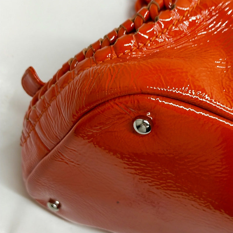 Chanel Hand Bag Luxury Line Red Patent