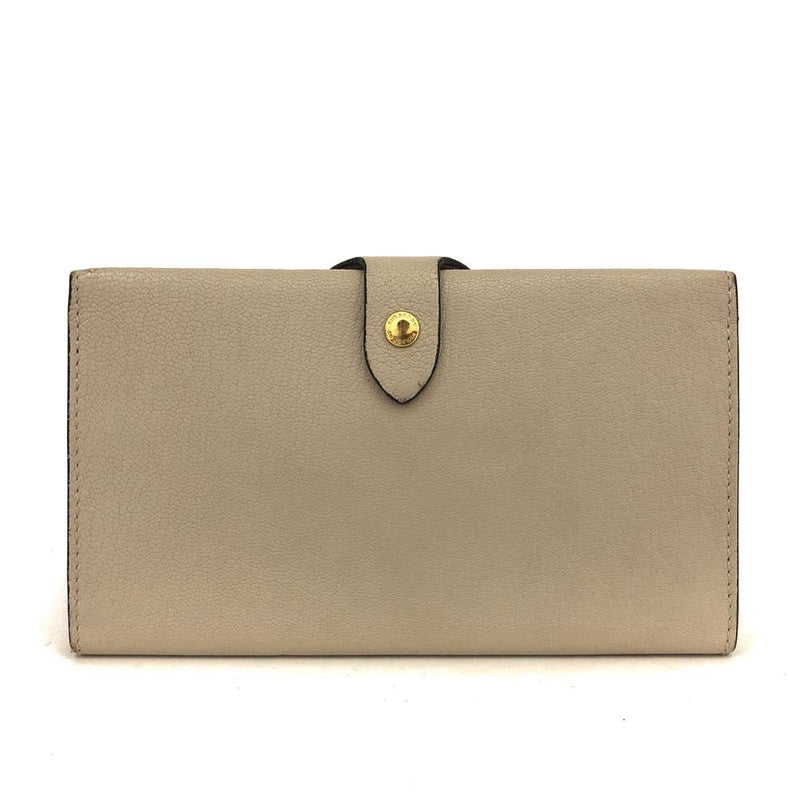 Burberry Logo Leather Long Trifold