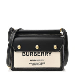 Burberry Smooth Calfskin Canvas
