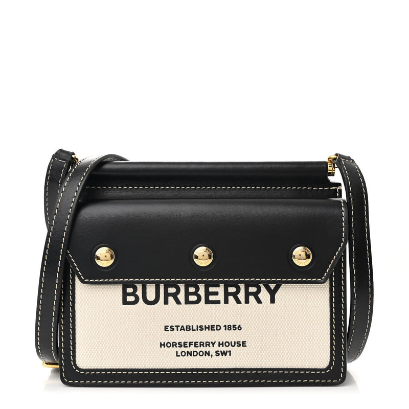 Burberry Smooth Calfskin Canvas