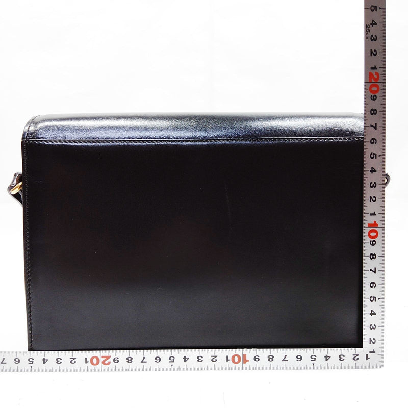 Bally Shoulder Bag Black Leather