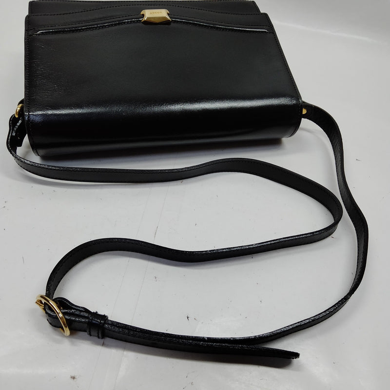 Bally Shoulder Bag Black Leather