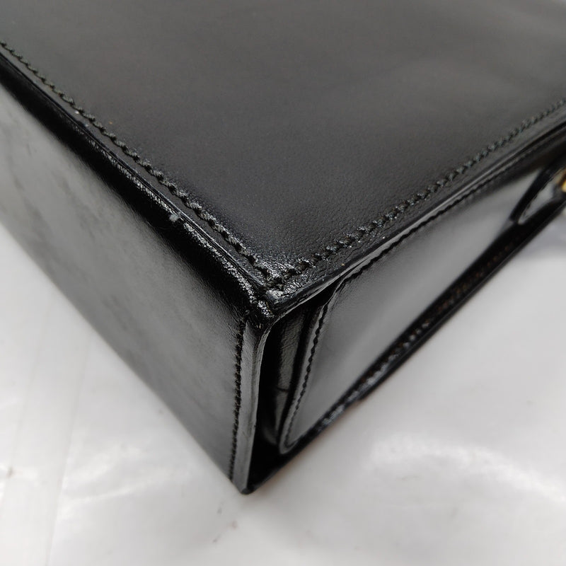 Bally Shoulder Bag Black Leather