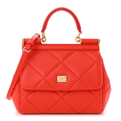 Dolce & Gabbana Calfskin Quilted Small