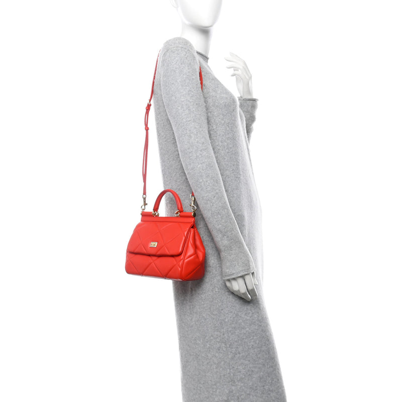 Dolce & Gabbana Calfskin Quilted Small