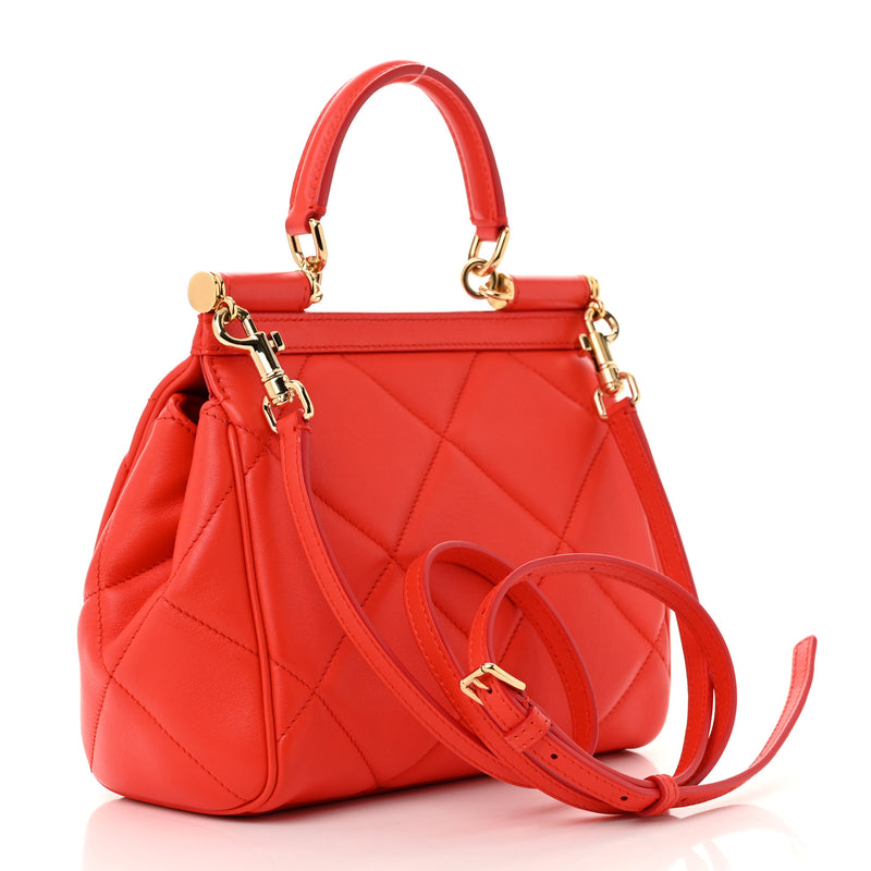 Dolce & Gabbana Calfskin Quilted Small