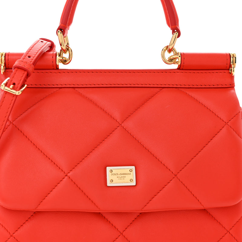 Dolce & Gabbana Calfskin Quilted Small