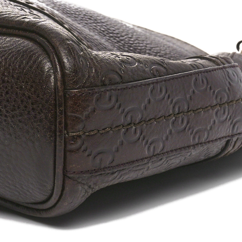 Gucci Calfskin Guccissima Trim Large