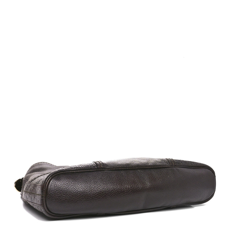Gucci Calfskin Guccissima Trim Large