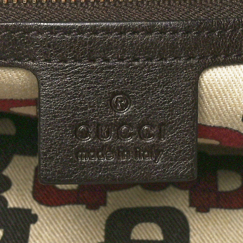 Gucci Calfskin Guccissima Trim Large