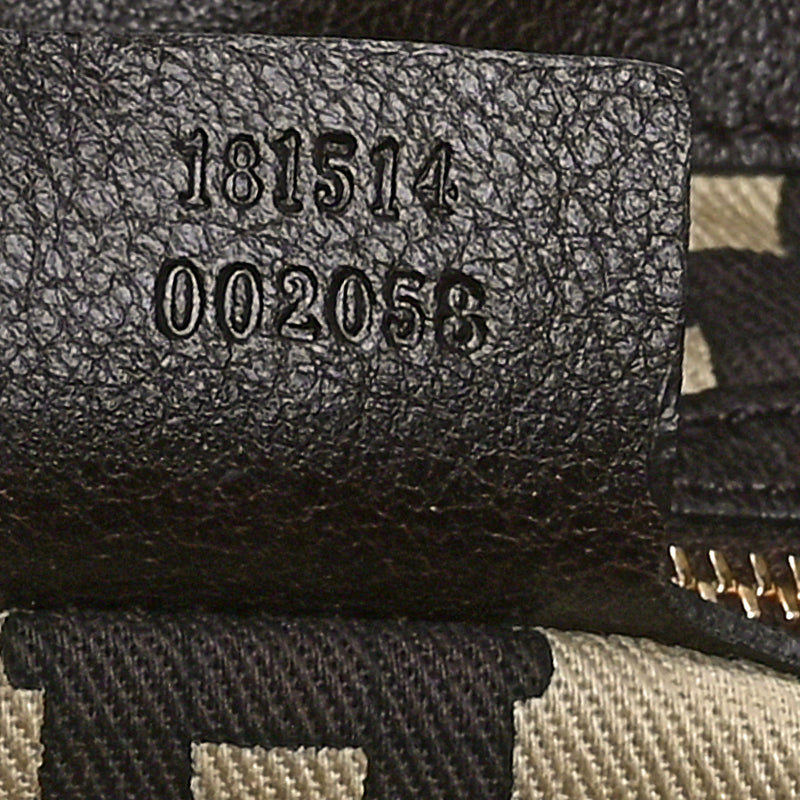 Gucci Calfskin Guccissima Trim Large