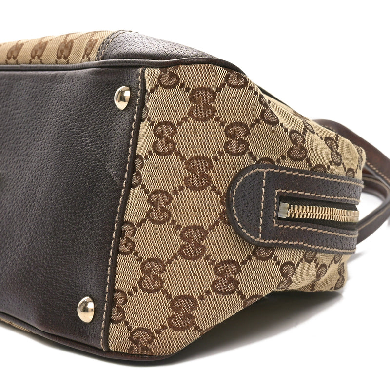 Gucci Small Princy Satchel Dark Brown