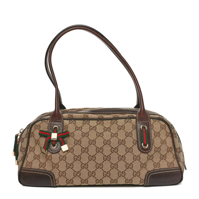 Gucci Small Princy Satchel Dark Brown