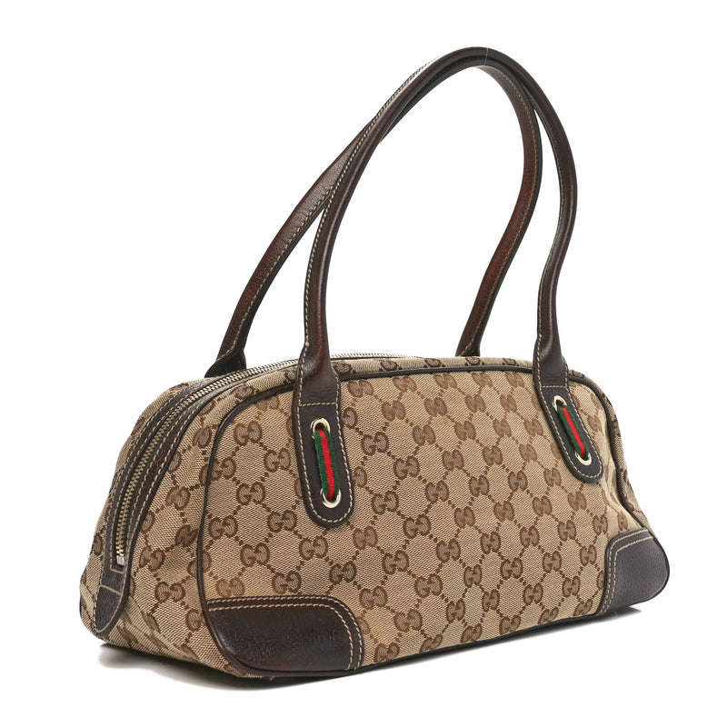 Gucci Small Princy Satchel Dark Brown