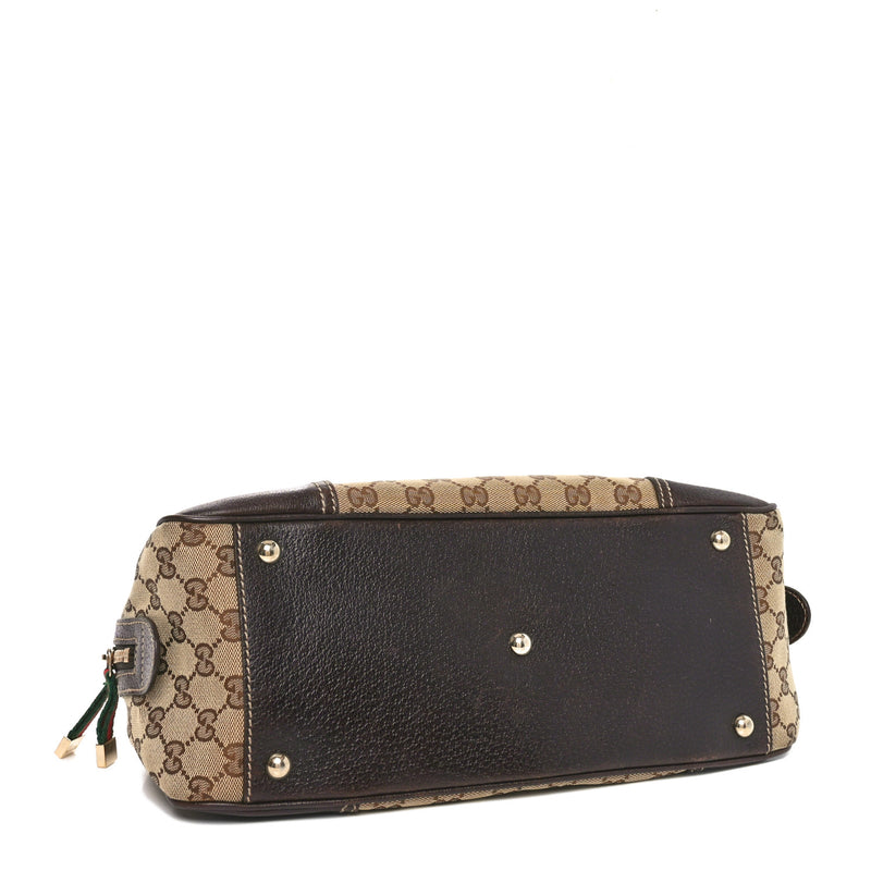 Gucci Small Princy Satchel Dark Brown