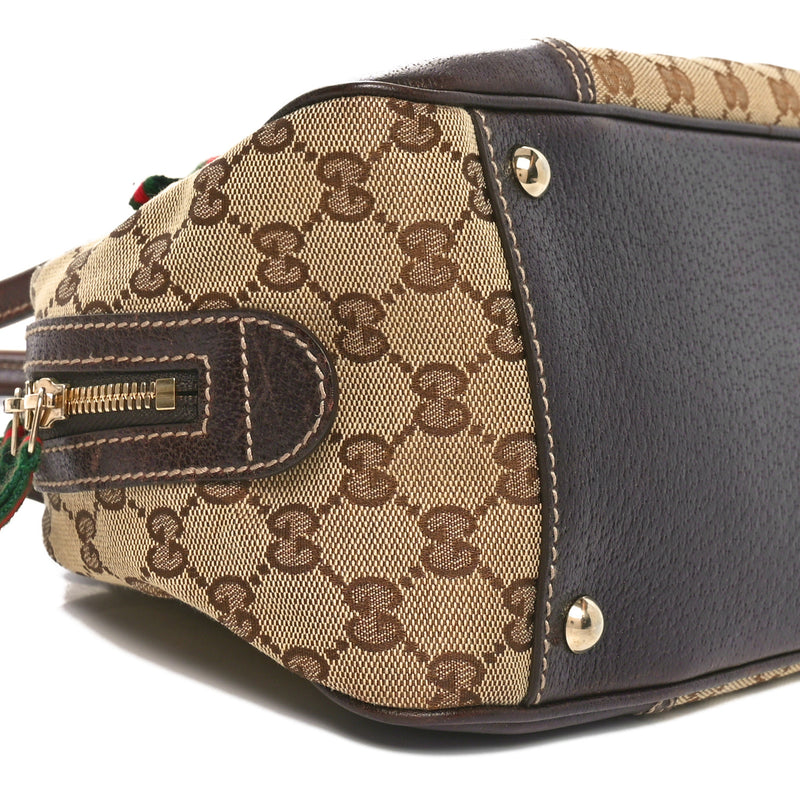 Gucci Small Princy Satchel Dark Brown