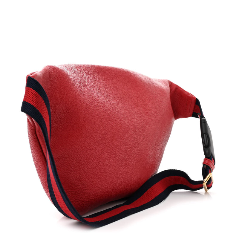 Gucci Grained Calfskin Logo Belt Bag