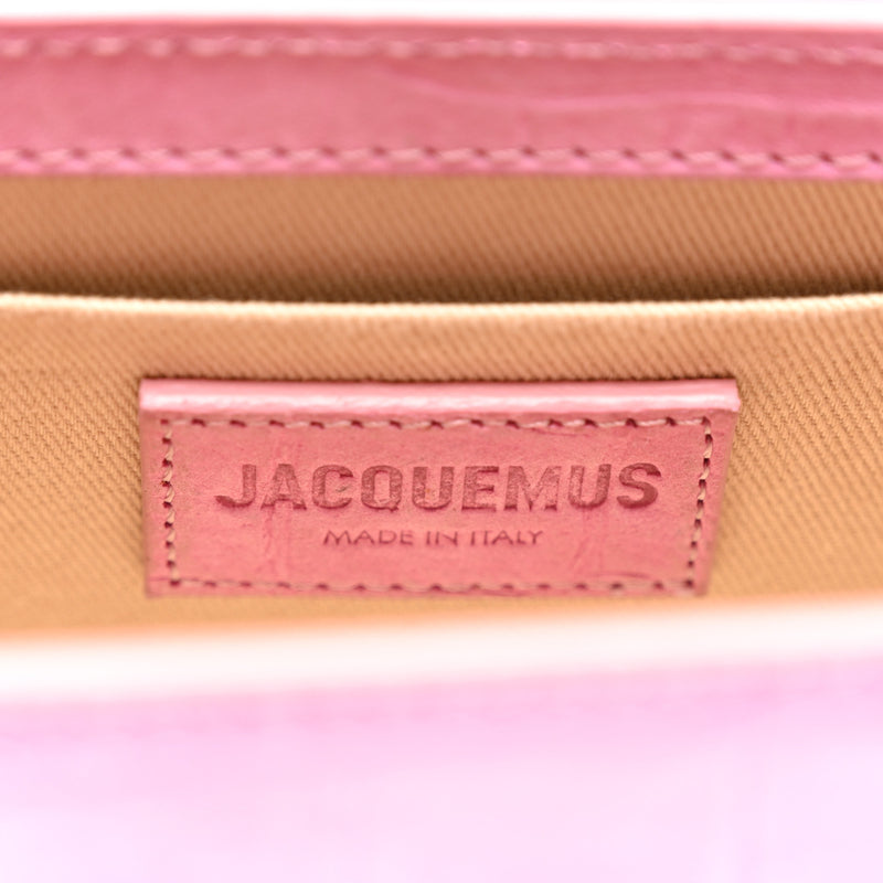 Jacquemus Nubuck Crocodile Embossed Le