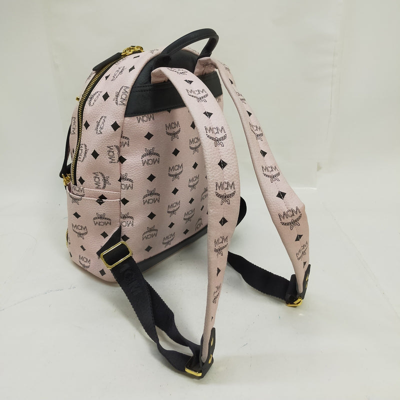 Mcm Backpack Bag Pink Pvc