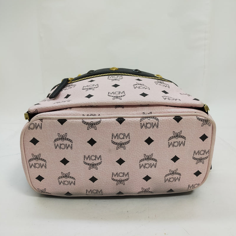 Mcm Backpack Bag Pink Pvc