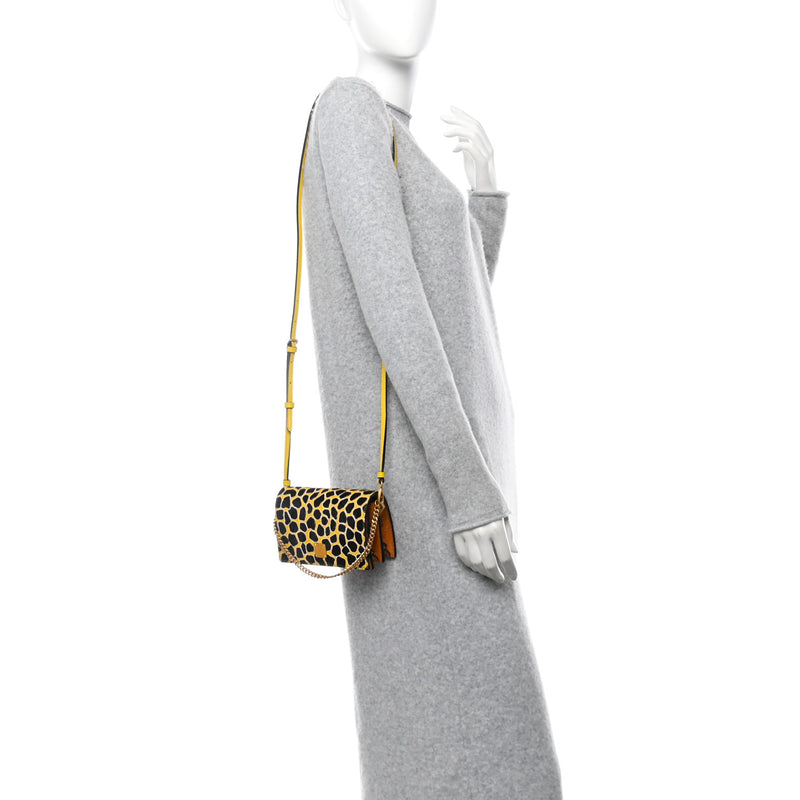 Mcm Visetos Calf Hair Giraffe Print